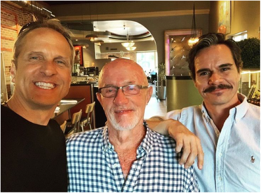 Howard, Lalo and Mike having a delightful night out.